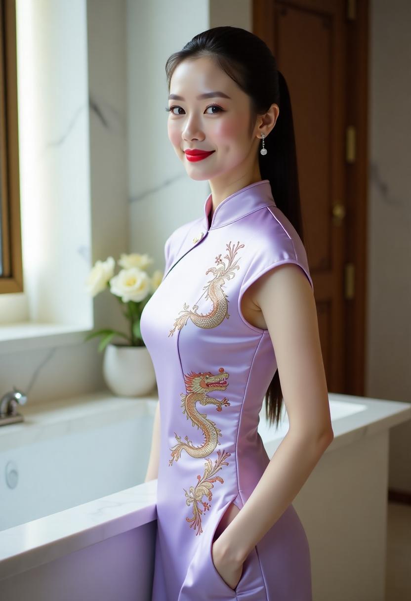 春天雨后街景拍摄